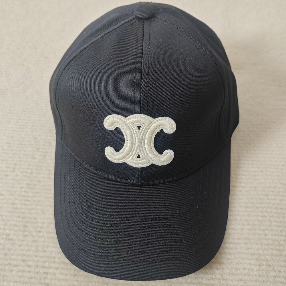 CELINE triomphe baseball cap in cotton